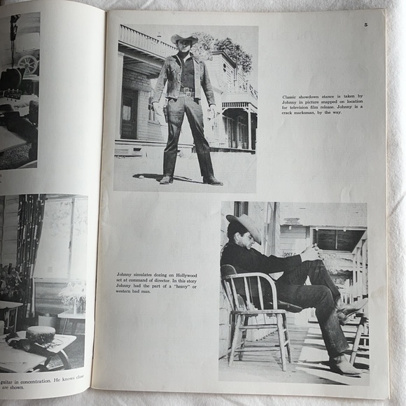 Johnny Cash song and picture folio book 1960 - Picture 6 of 15